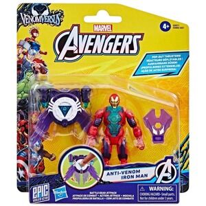 Marvel Avengers Venom Versus Anti-Venom Iron Man Battle Gear Jetpack Toy‎